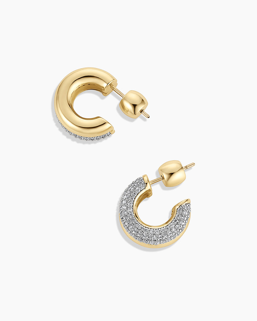 Lou Shimmer Stacked Huggies