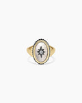Vintage Burst Coin Ring