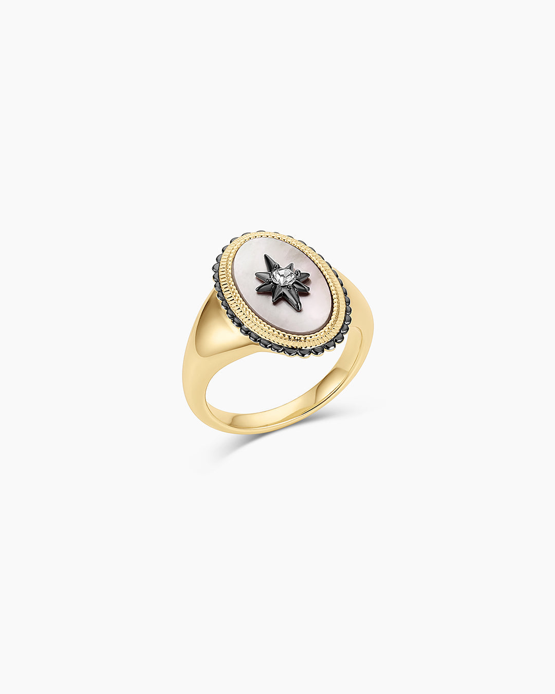 Vintage Burst Coin Ring