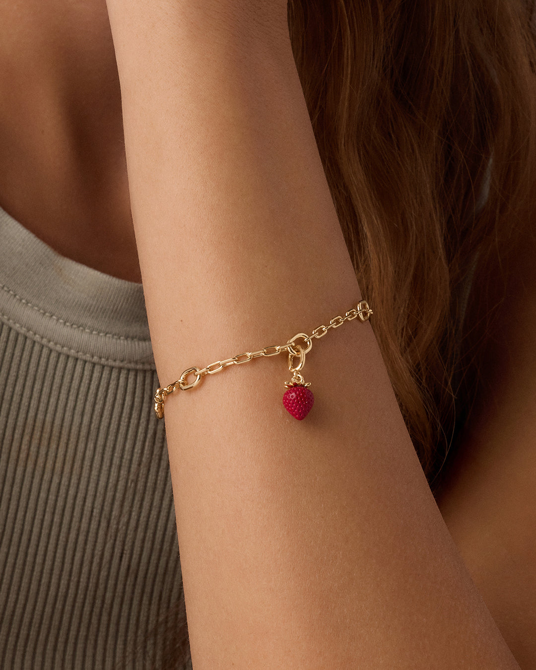 Strawberry Parker Charm