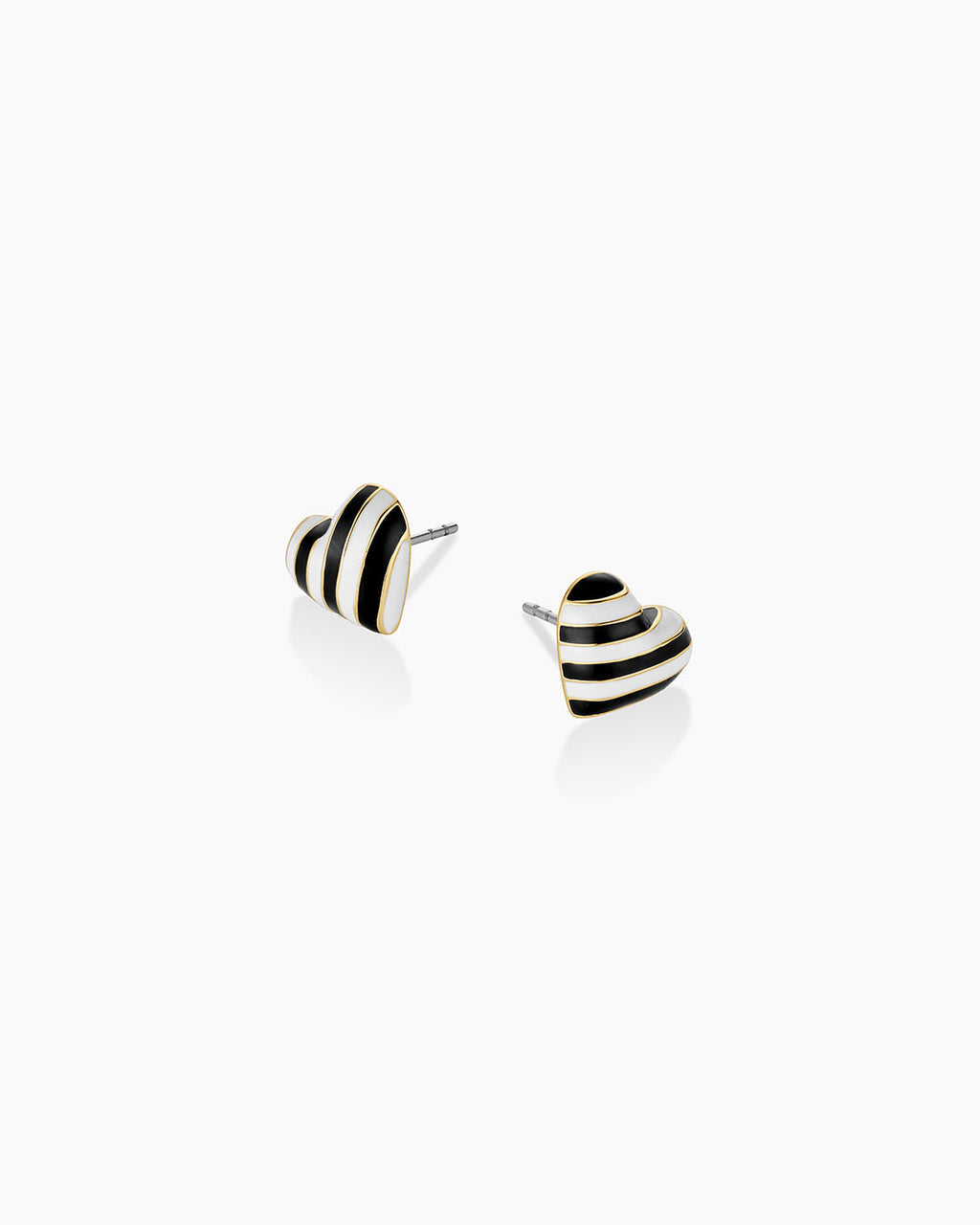 Campbell Enamel Heart Studs