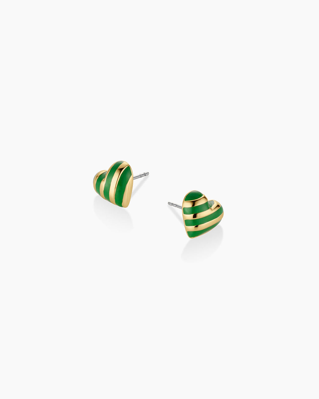 Campbell Enamel Heart Studs