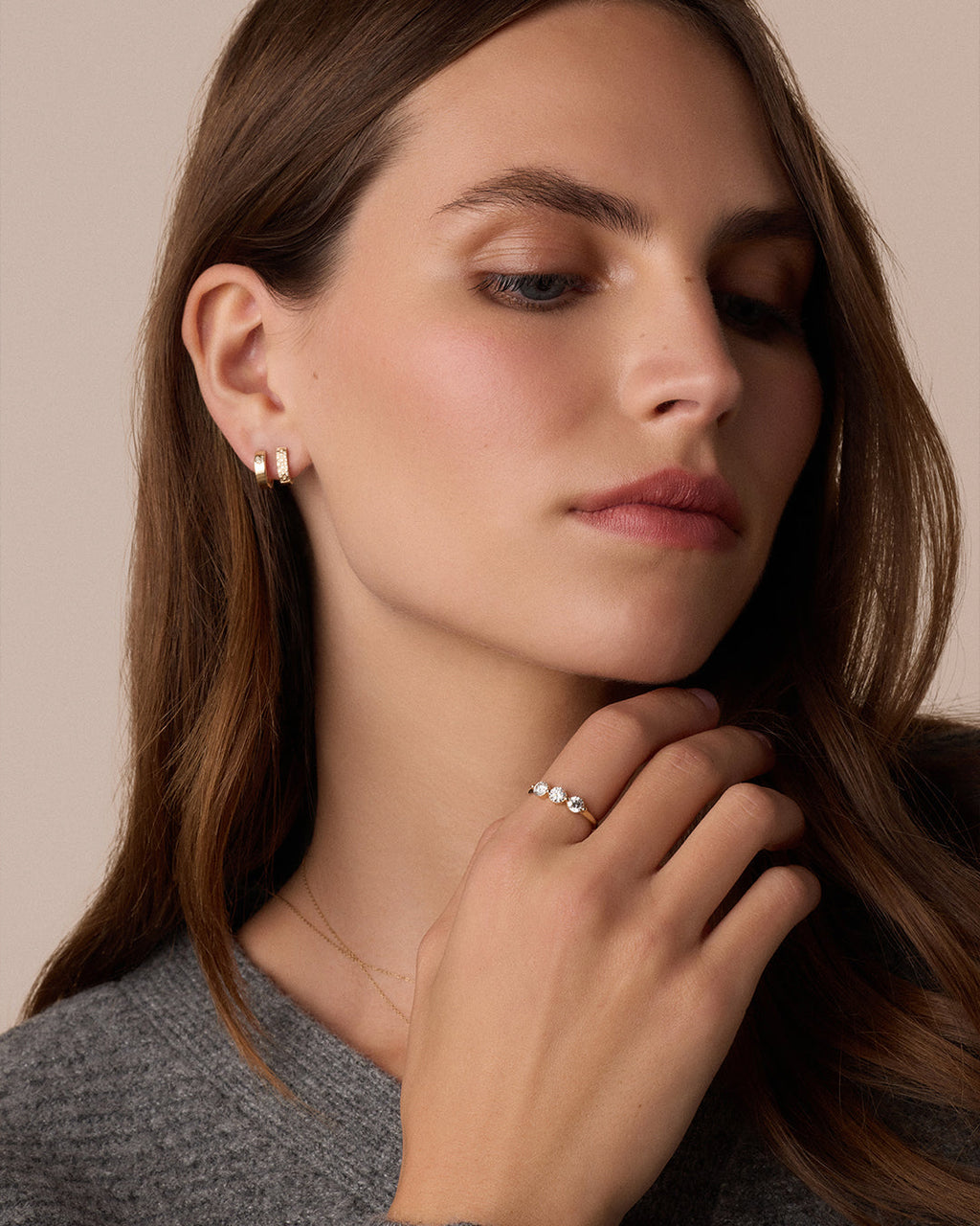 Lab Grown Diamond Trio Ring