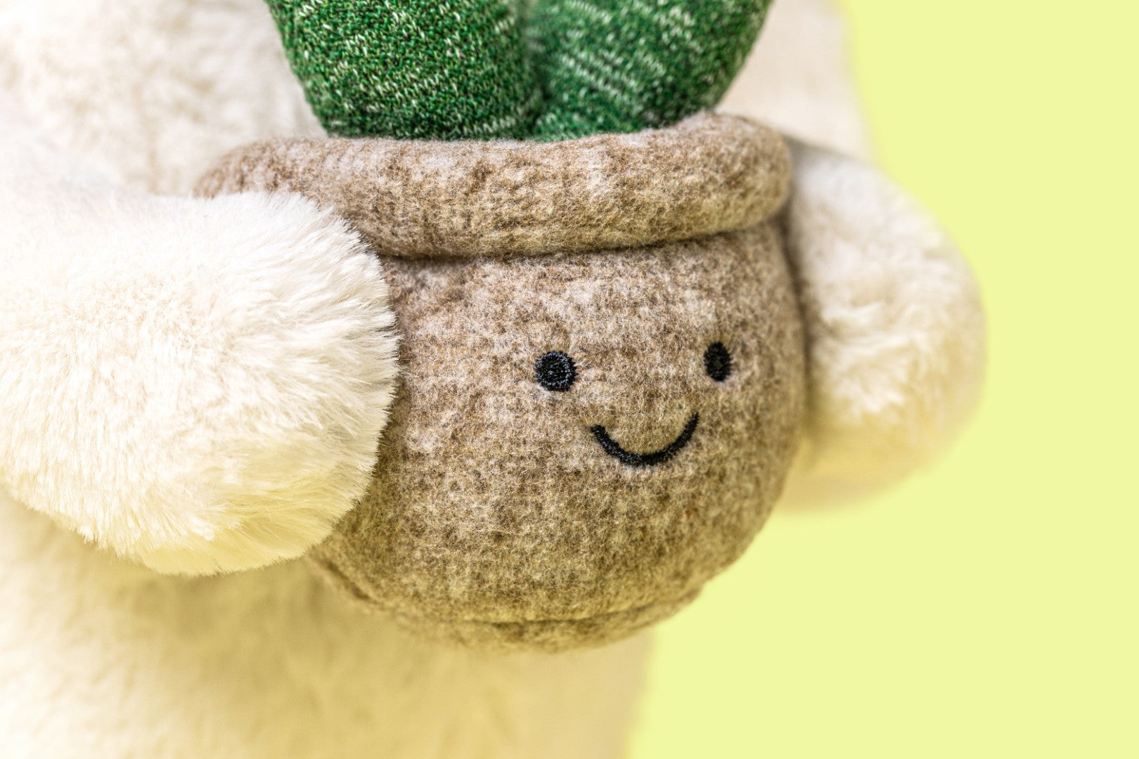 Jellycat Cream Bunny With Plant