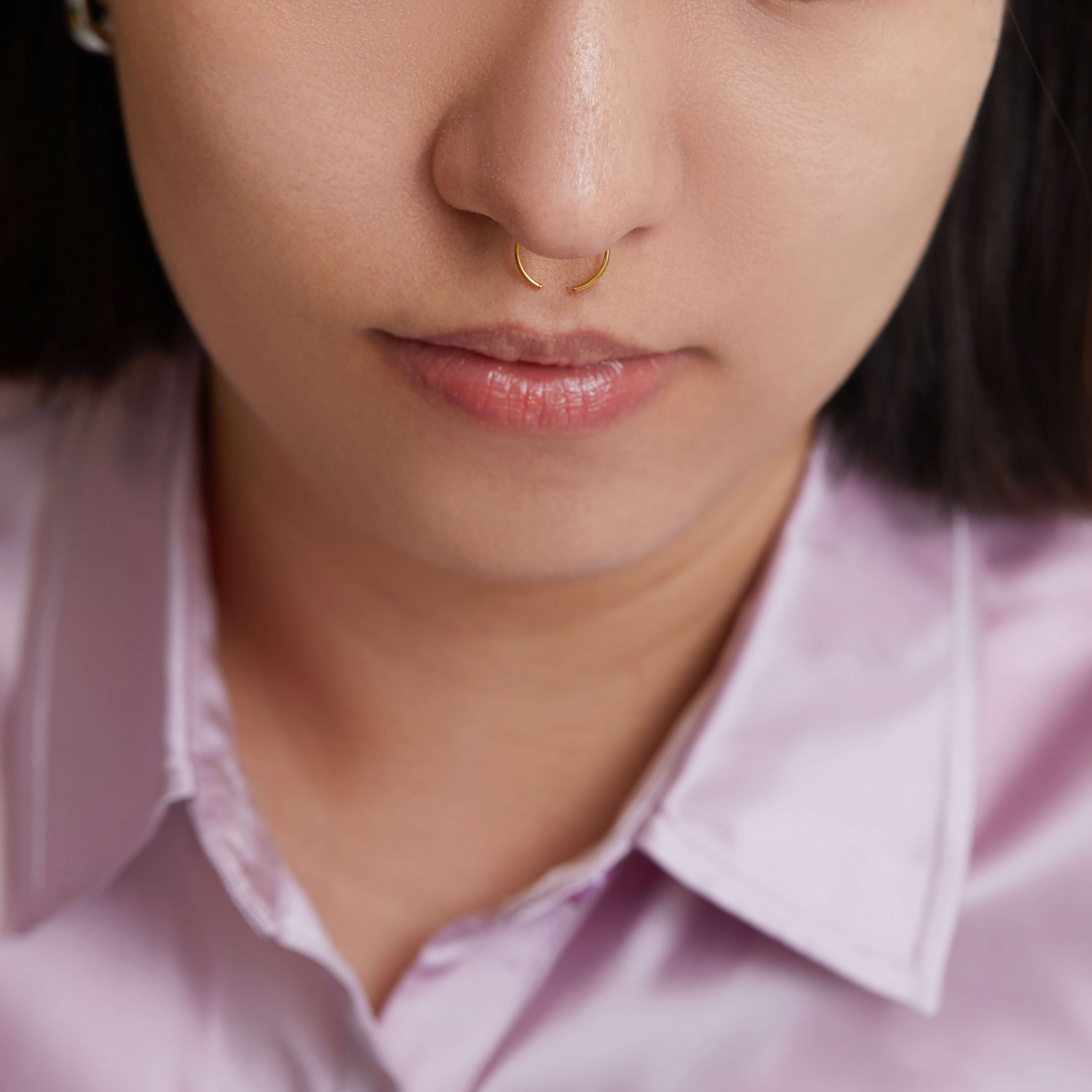 Simple Basic Twist Open Hoop (20G)