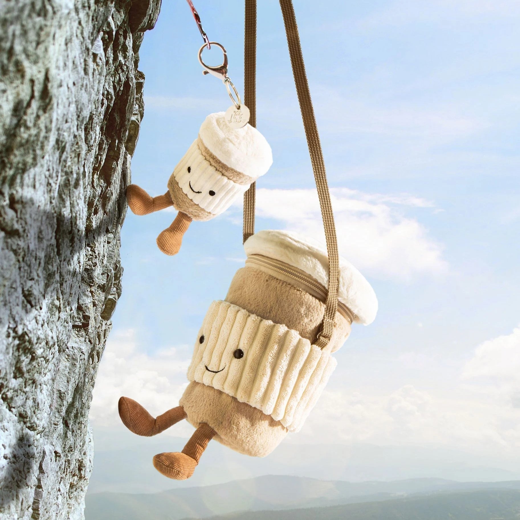 Jellycat Amuseable Coffee-To-Go Bag Charm