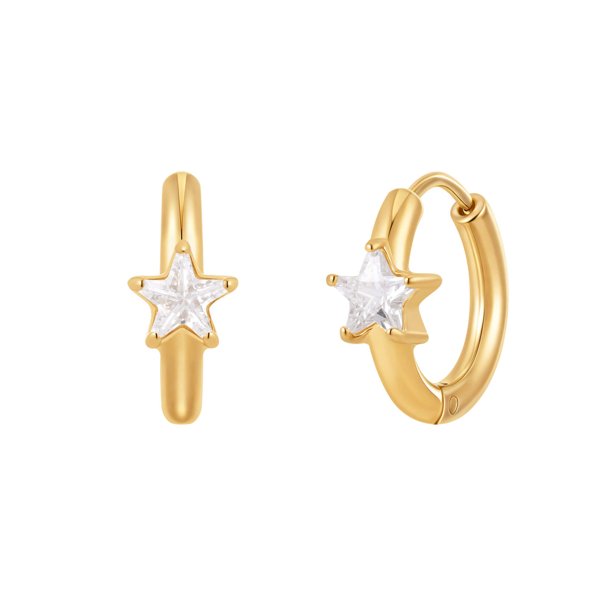 White Star Chubby Hoops (18G)