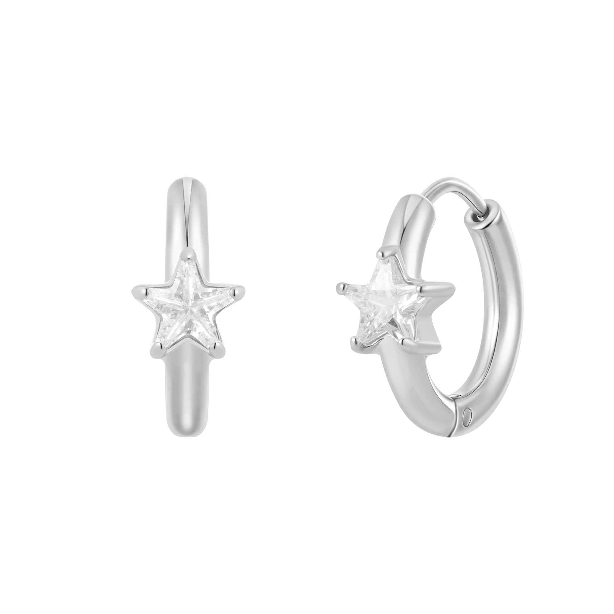 White Star Chubby Hoops (18G)