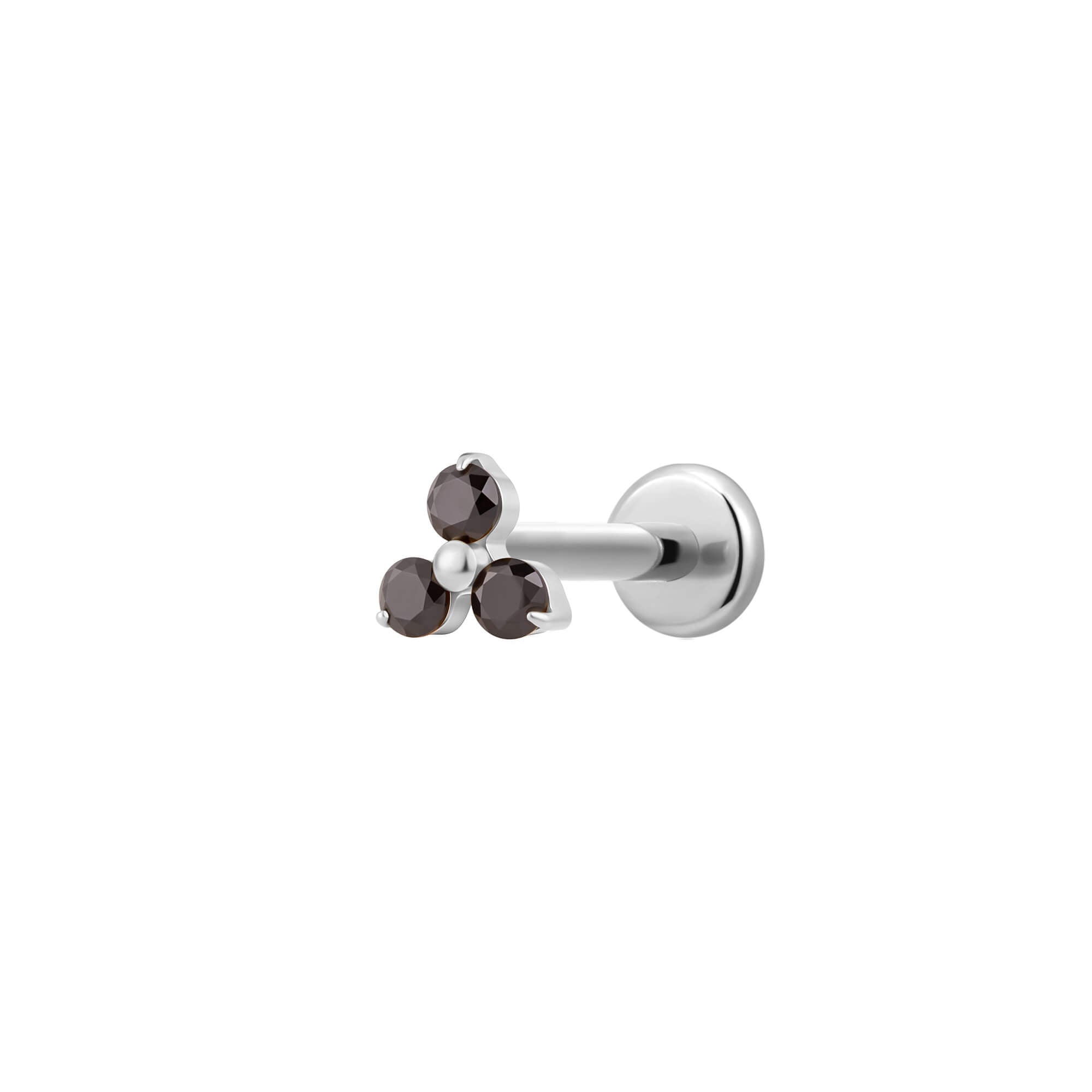 Black 3-Petal Piercing