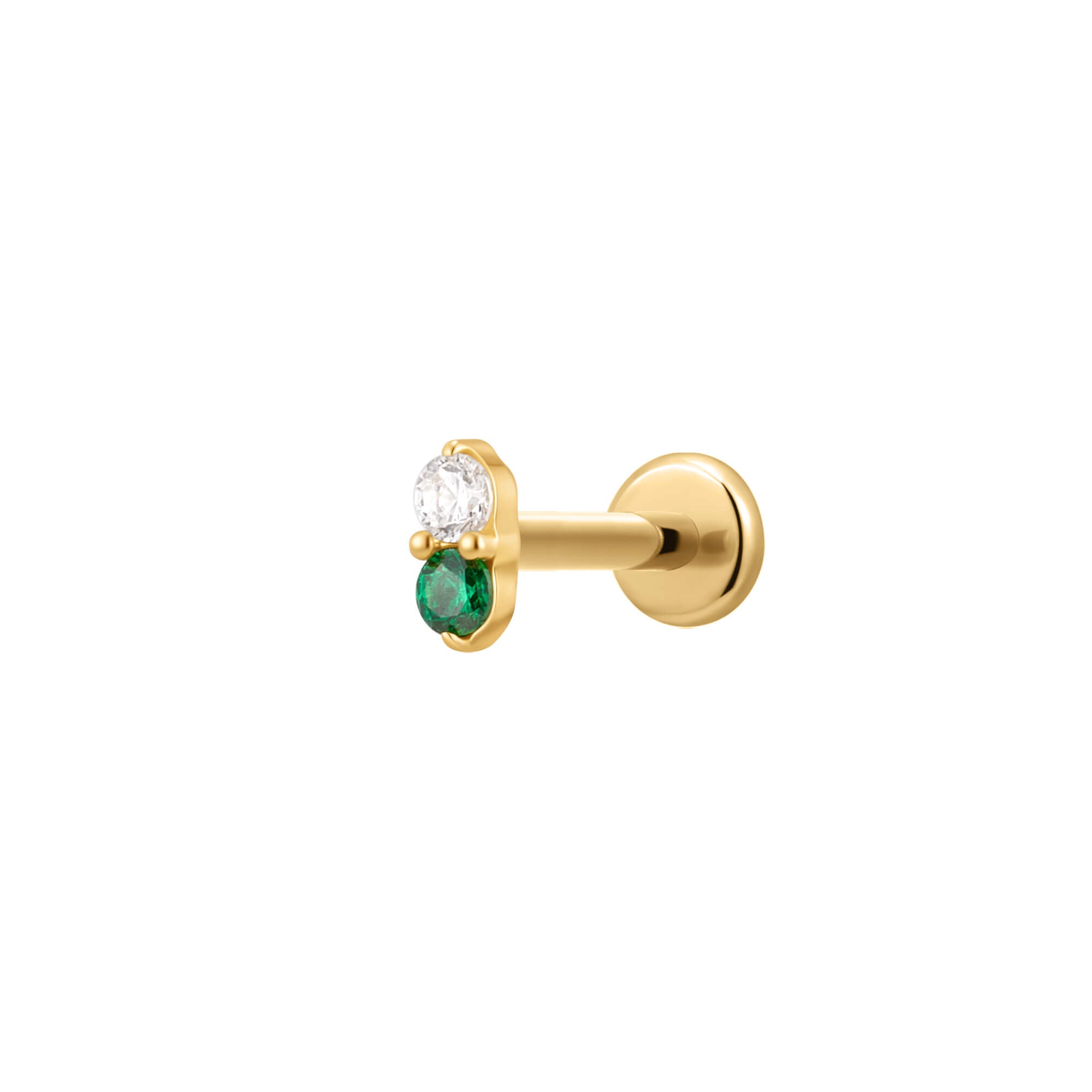 Green Duo Piercing
