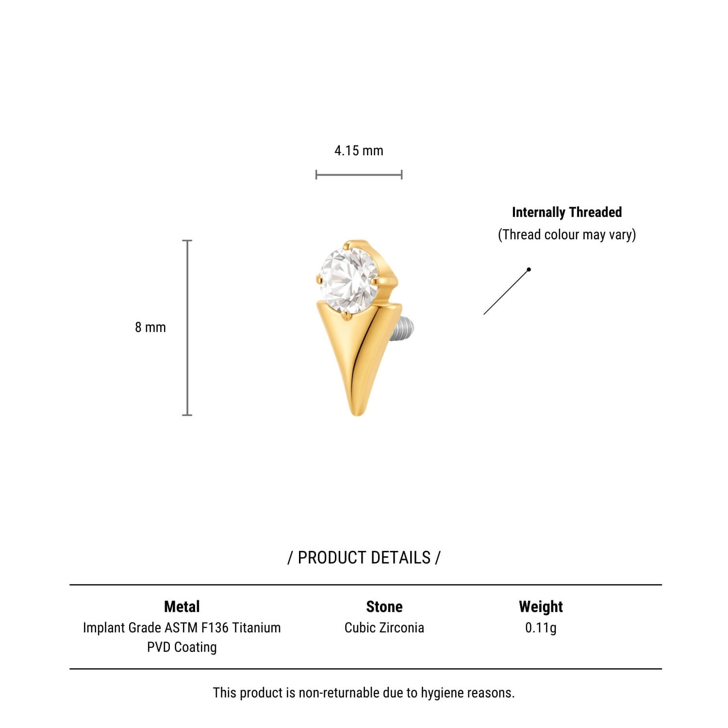 Crystal Spike Piercing