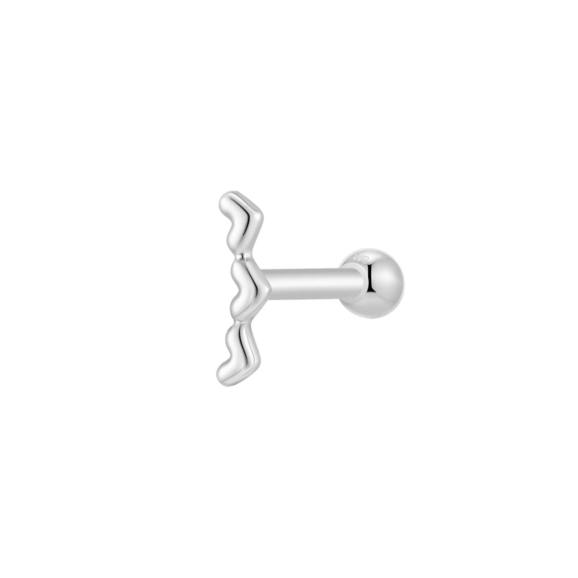 Plain Heart Crawler Piercing