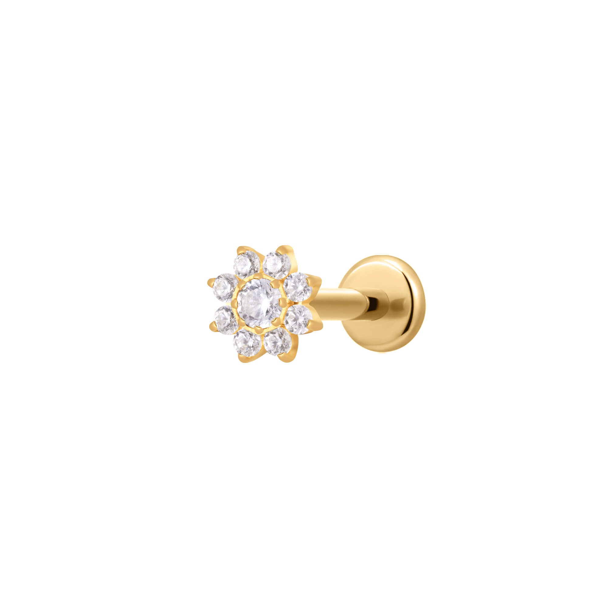 Crystal Flower Bloom Piercing