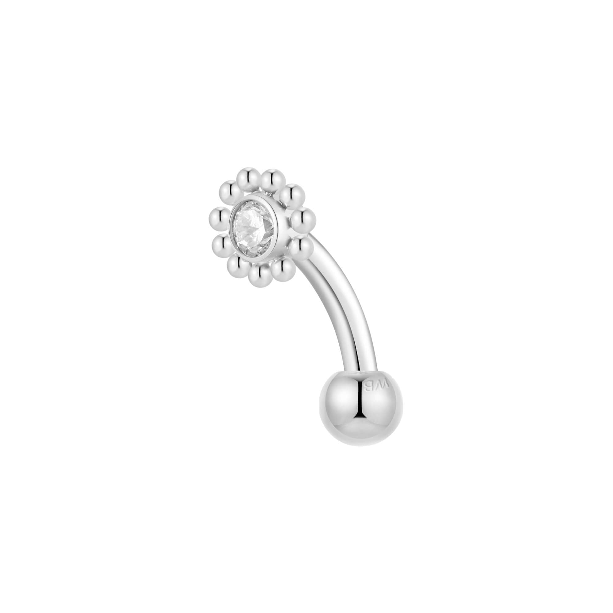 Beaded Halo Charm Piercing
