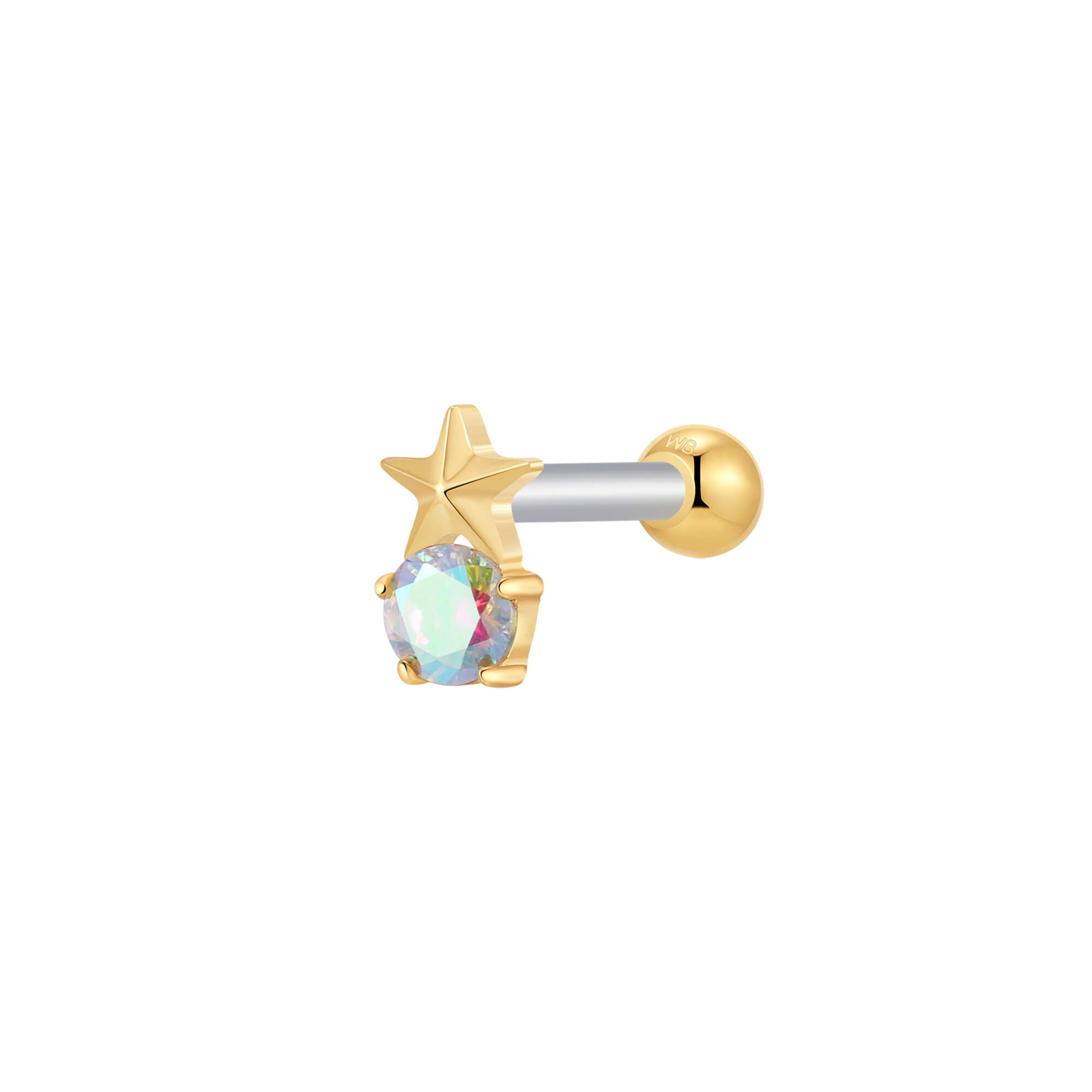 AB Twinkle Star Piercing