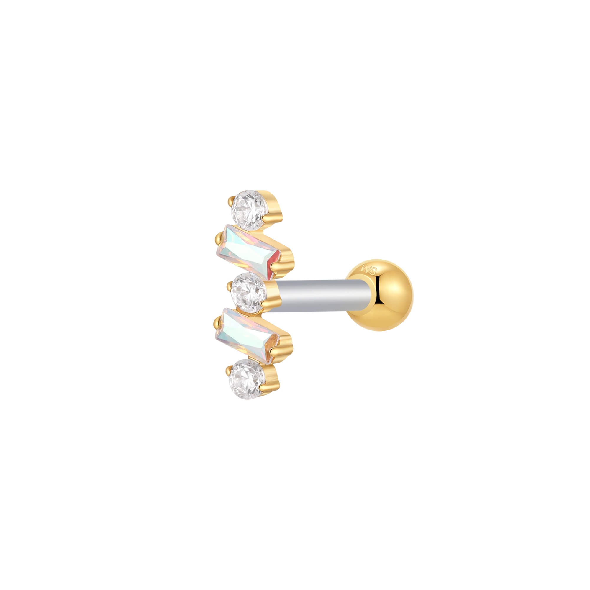 AB Baguette Crawler Piercing