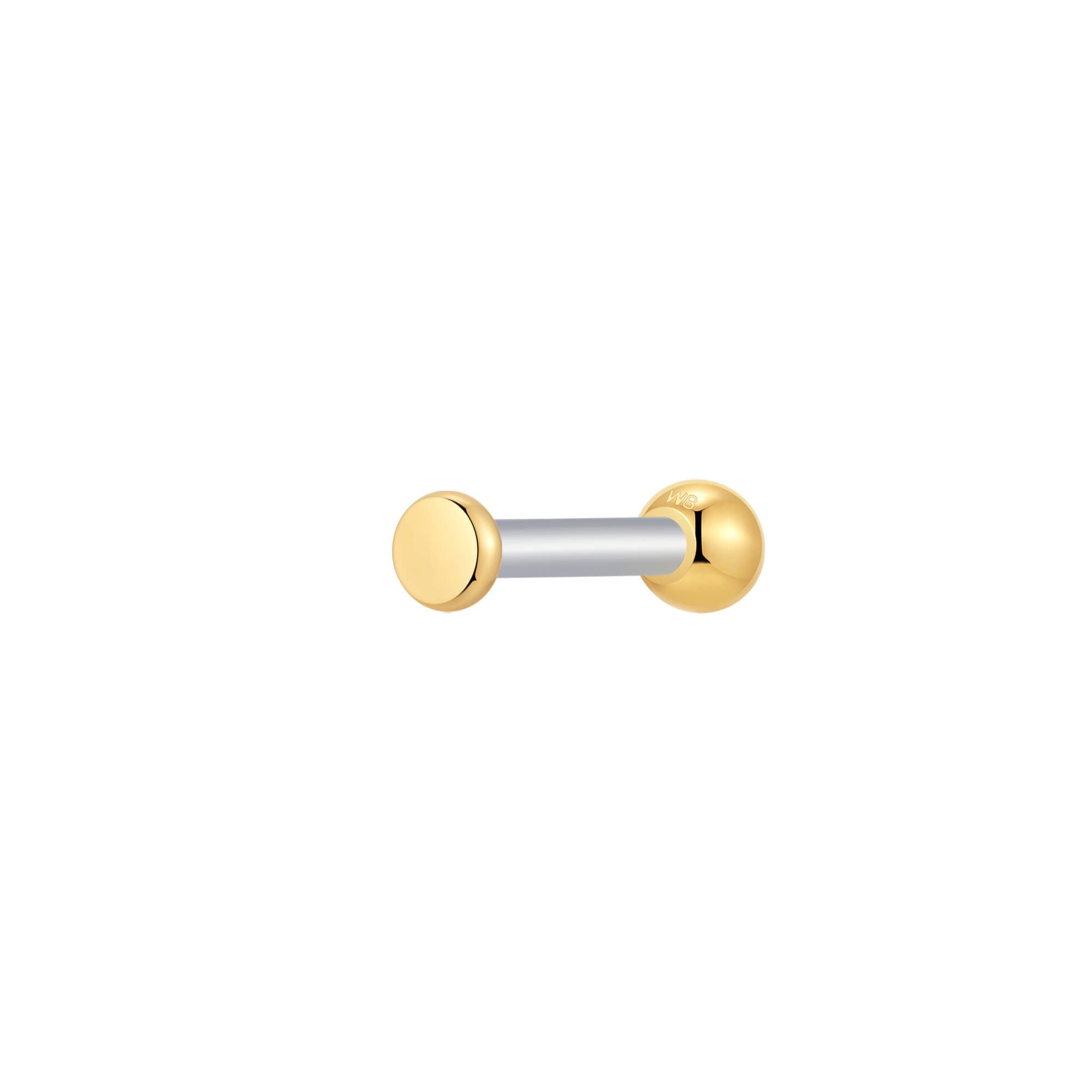 2.5mm Plain Disc Piercing