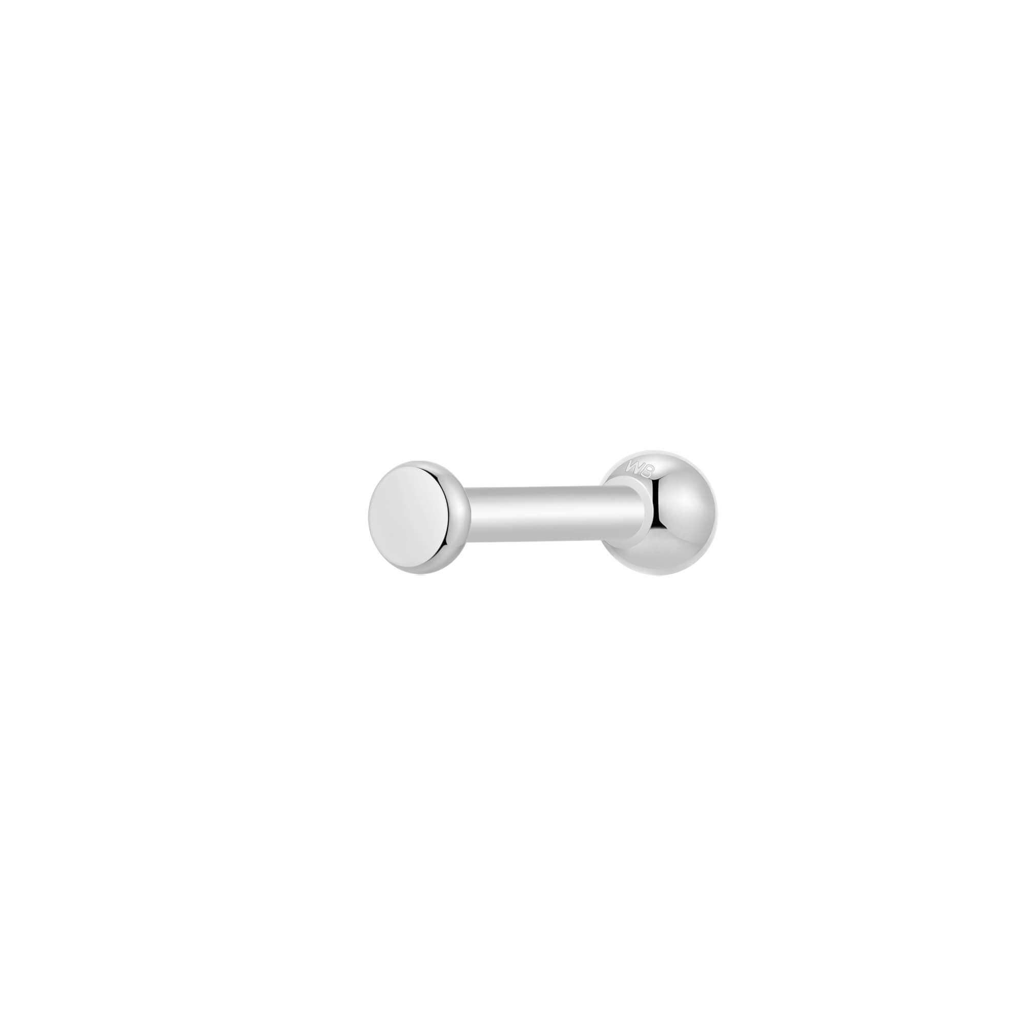 2.5mm Plain Disc Piercing