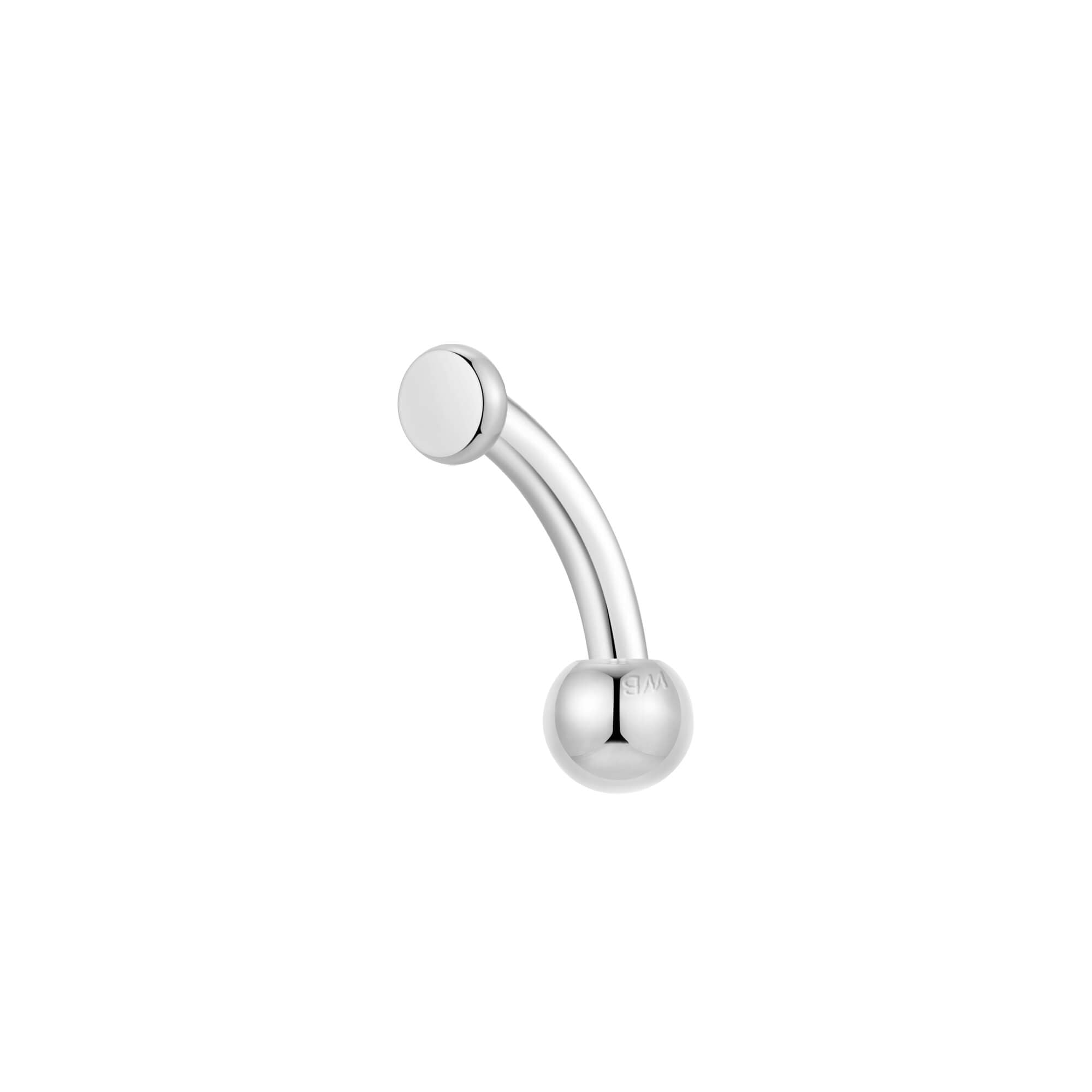 2.5mm Plain Disc Piercing
