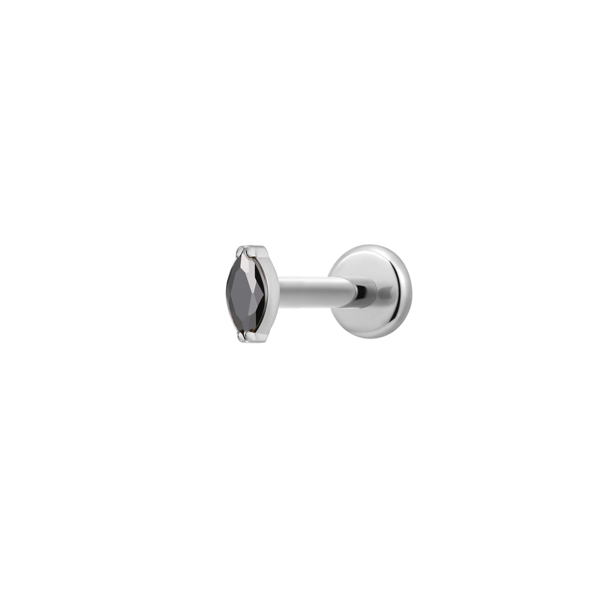 Black Marquise Piercing