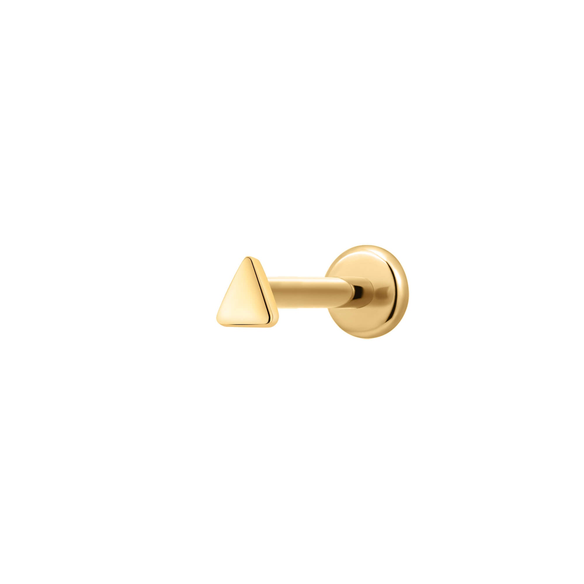 Tiny Plain Triangle Piercing