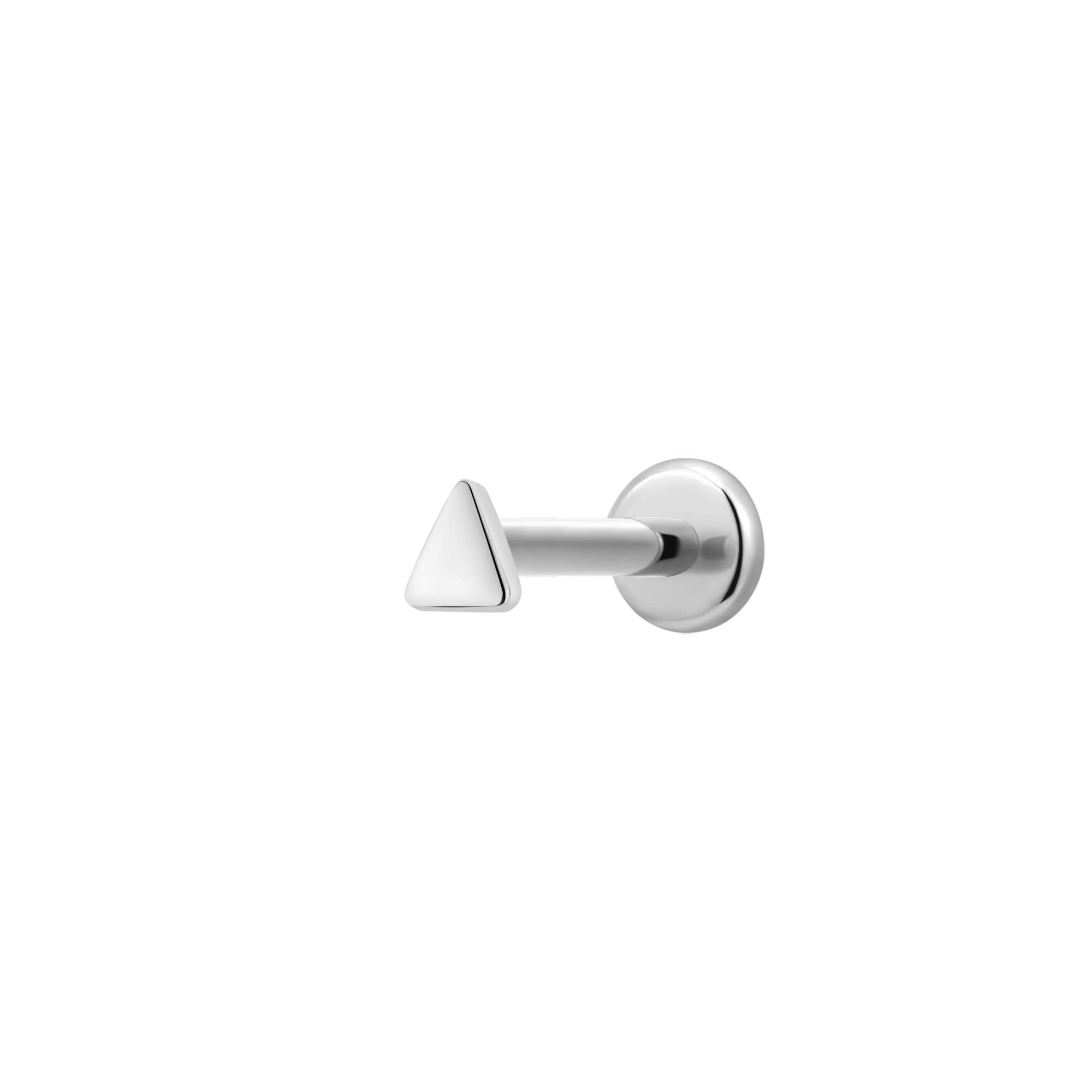 Tiny Plain Triangle Piercing