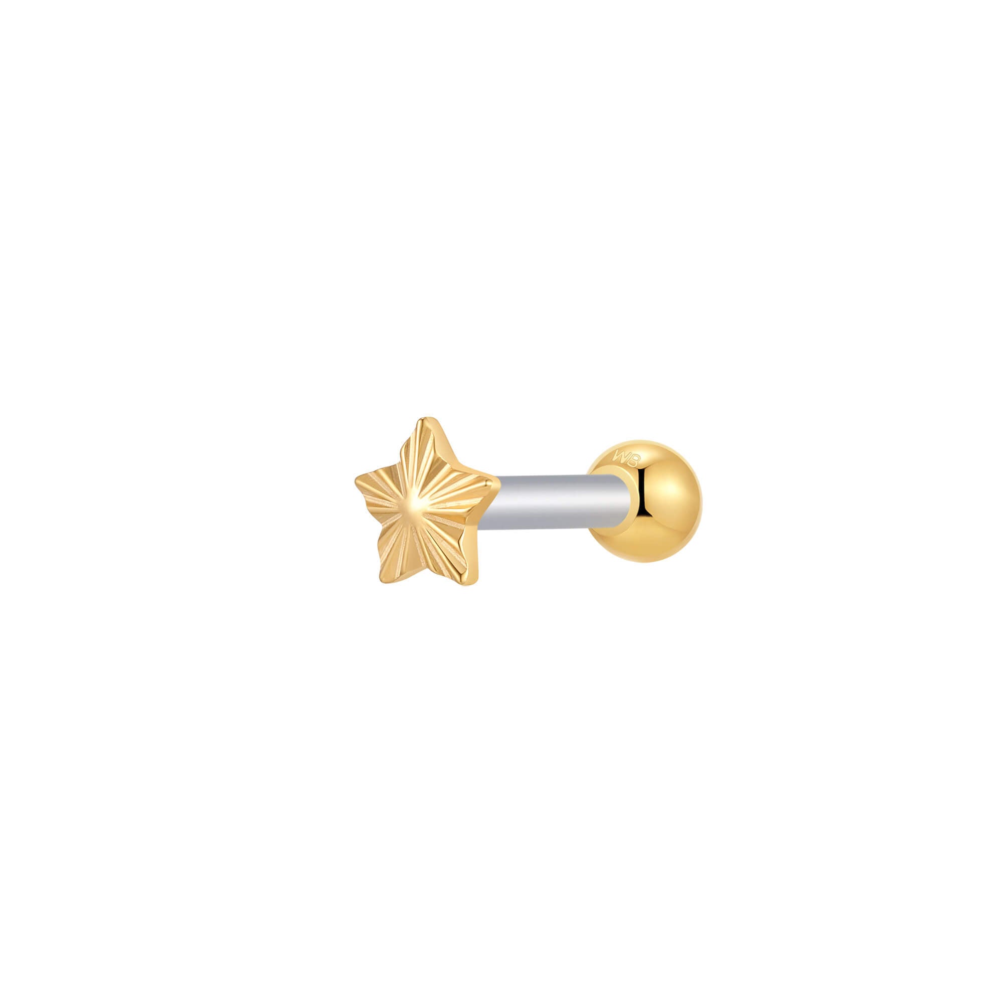 Ridged Star Piercing