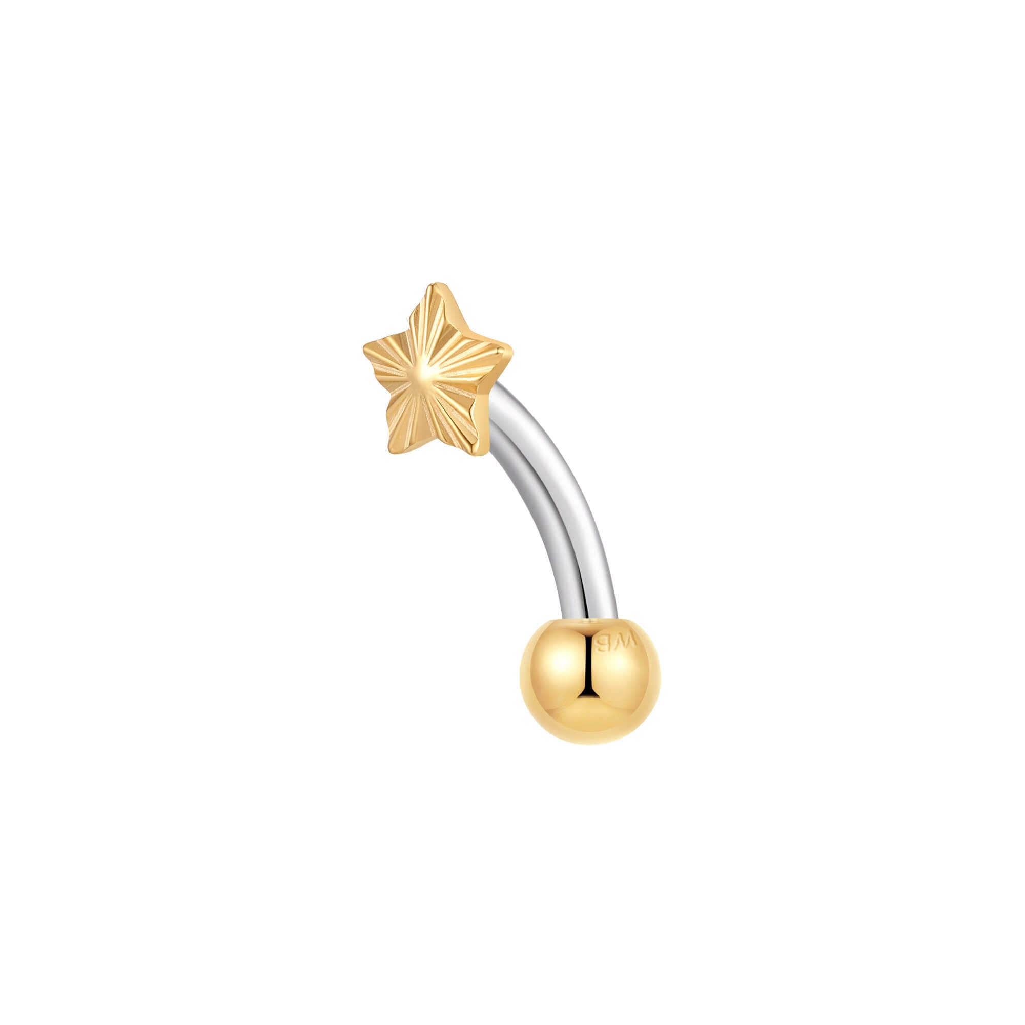 Ridged Star Piercing