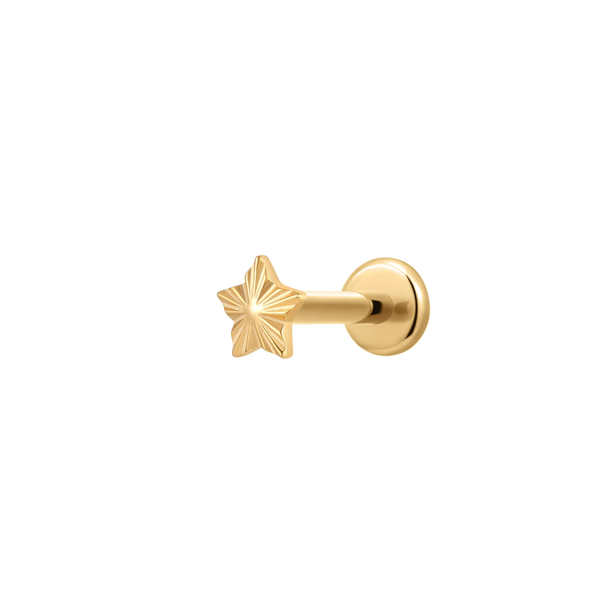 Ridged Star Piercing