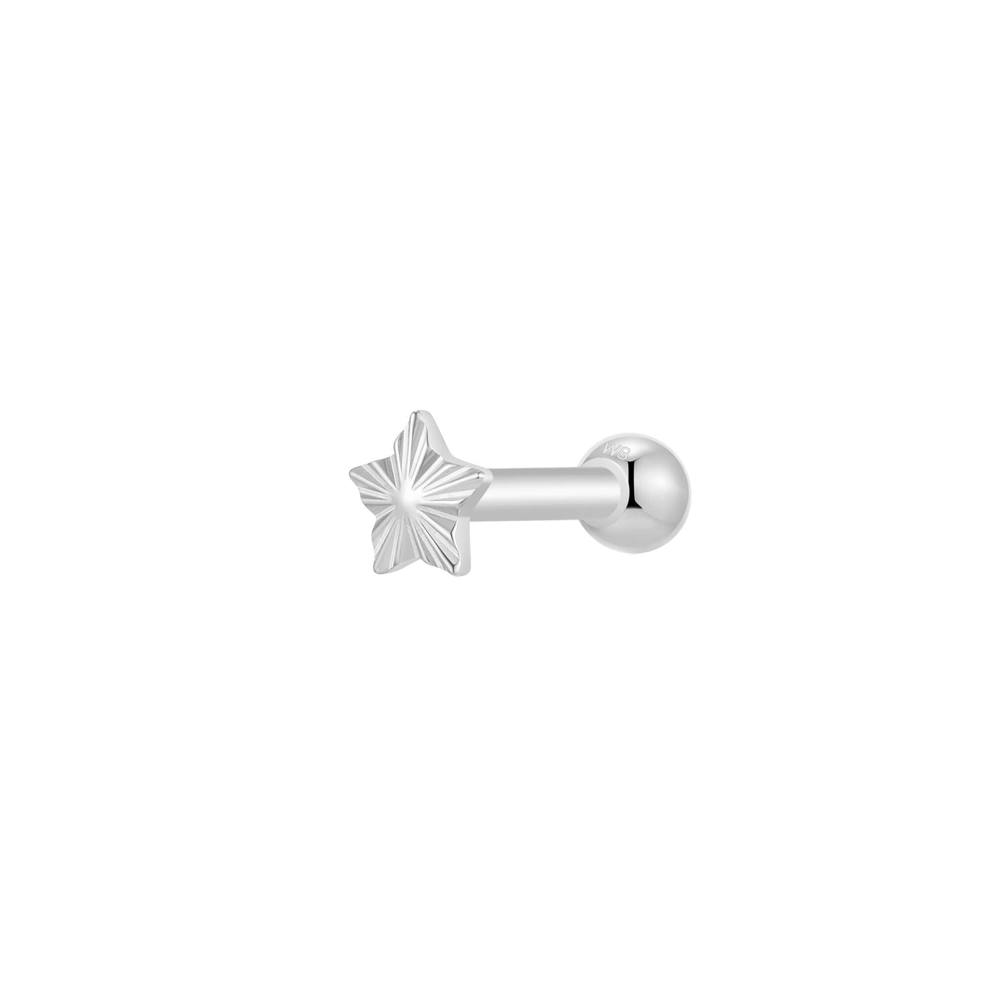 Ridged Star Piercing