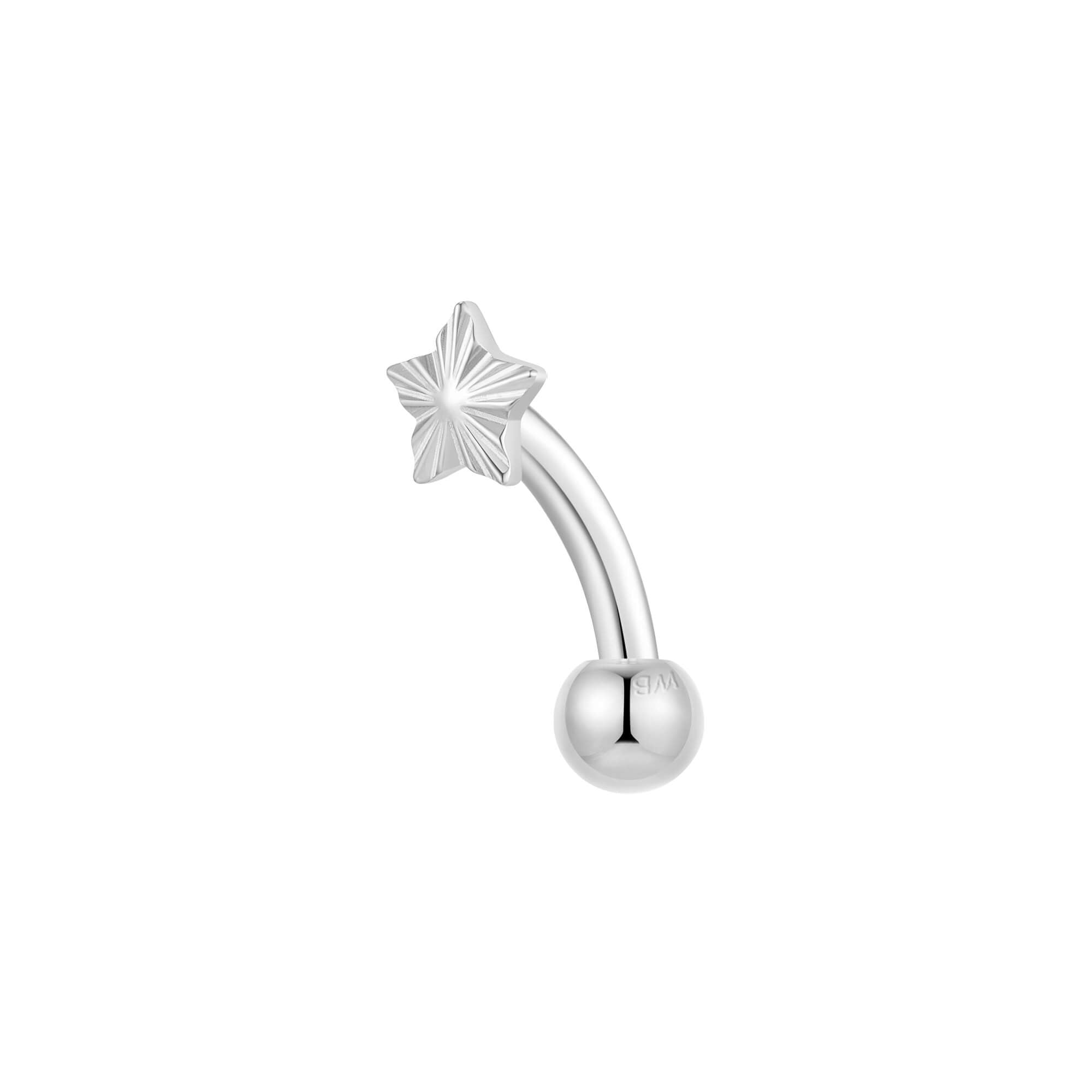 Ridged Star Piercing