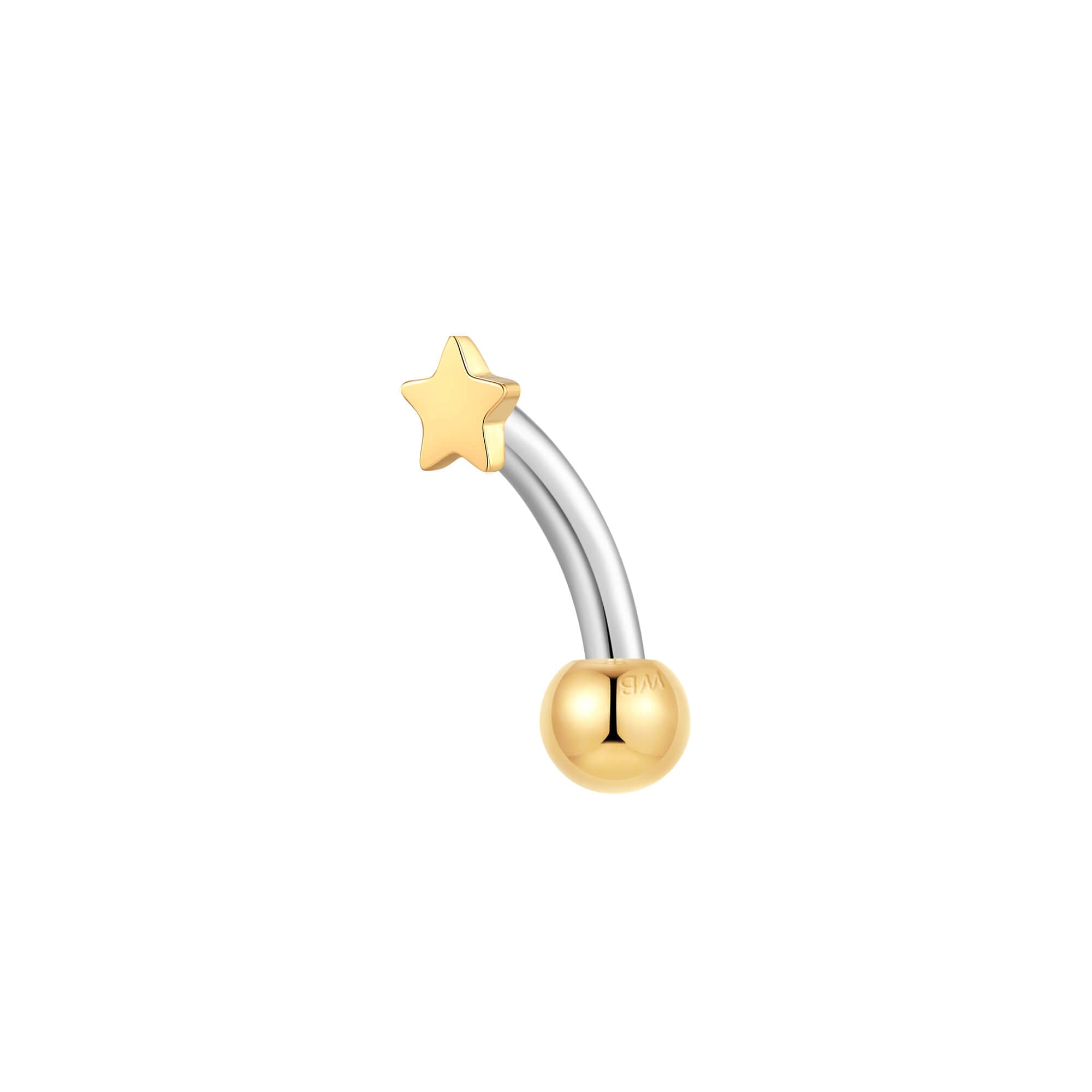 Tiny Plain Star Piercing