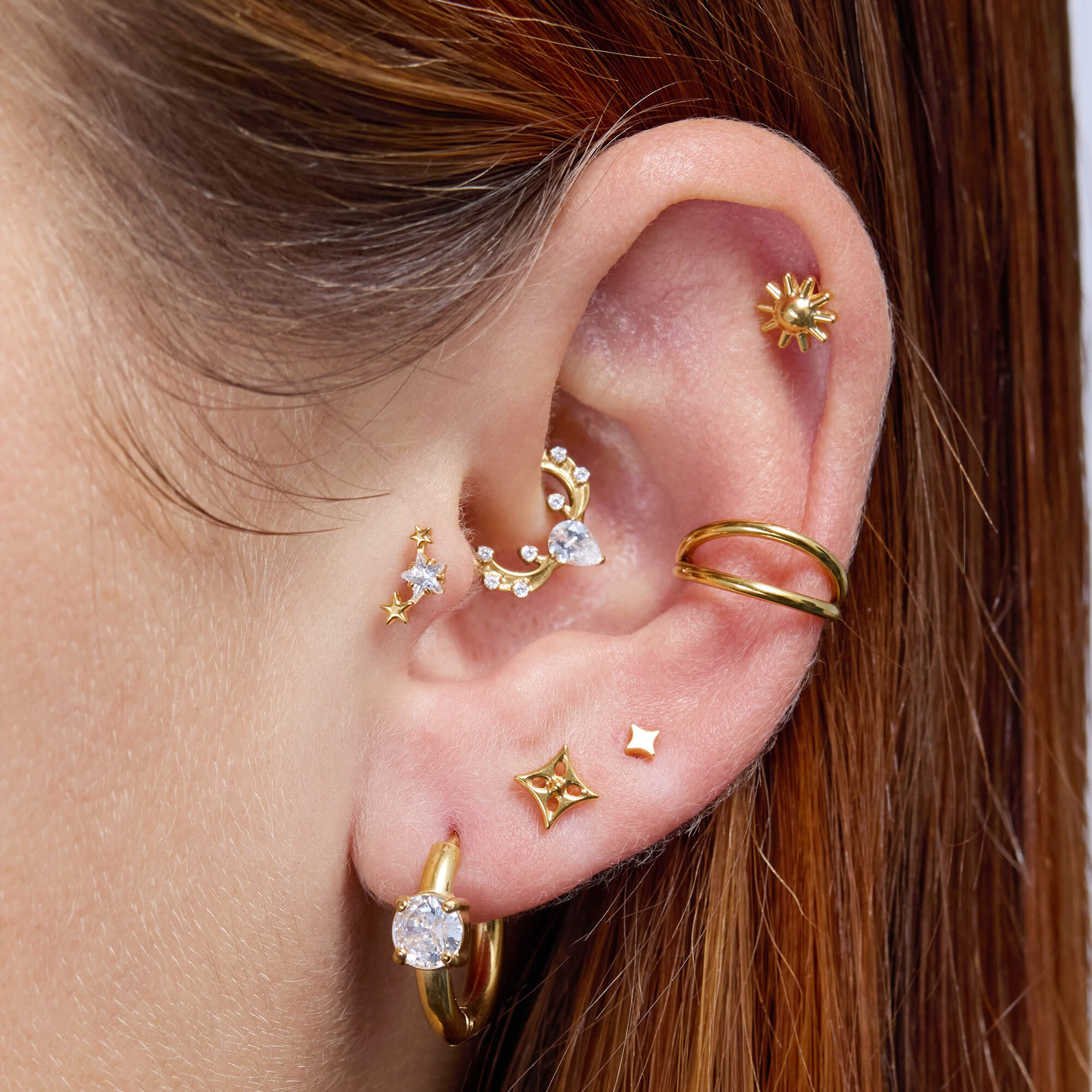 Solar Flare Piercing