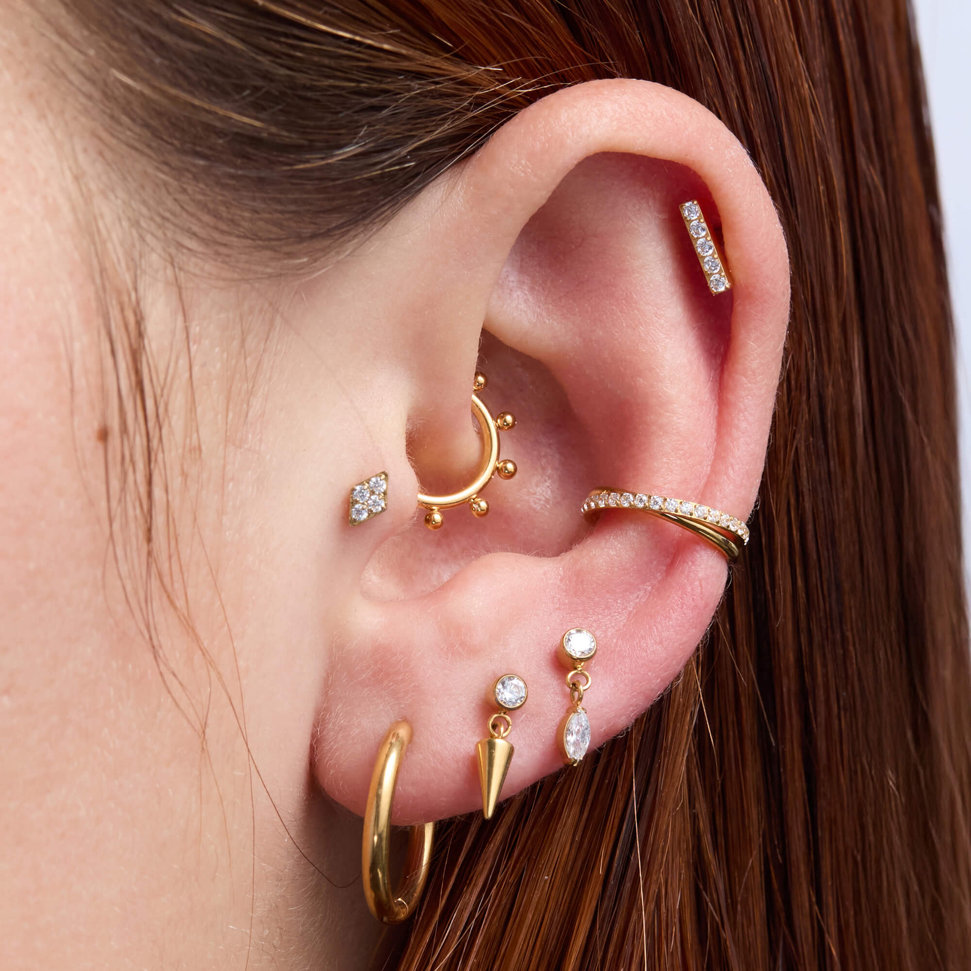 Spike Dangle Piercing