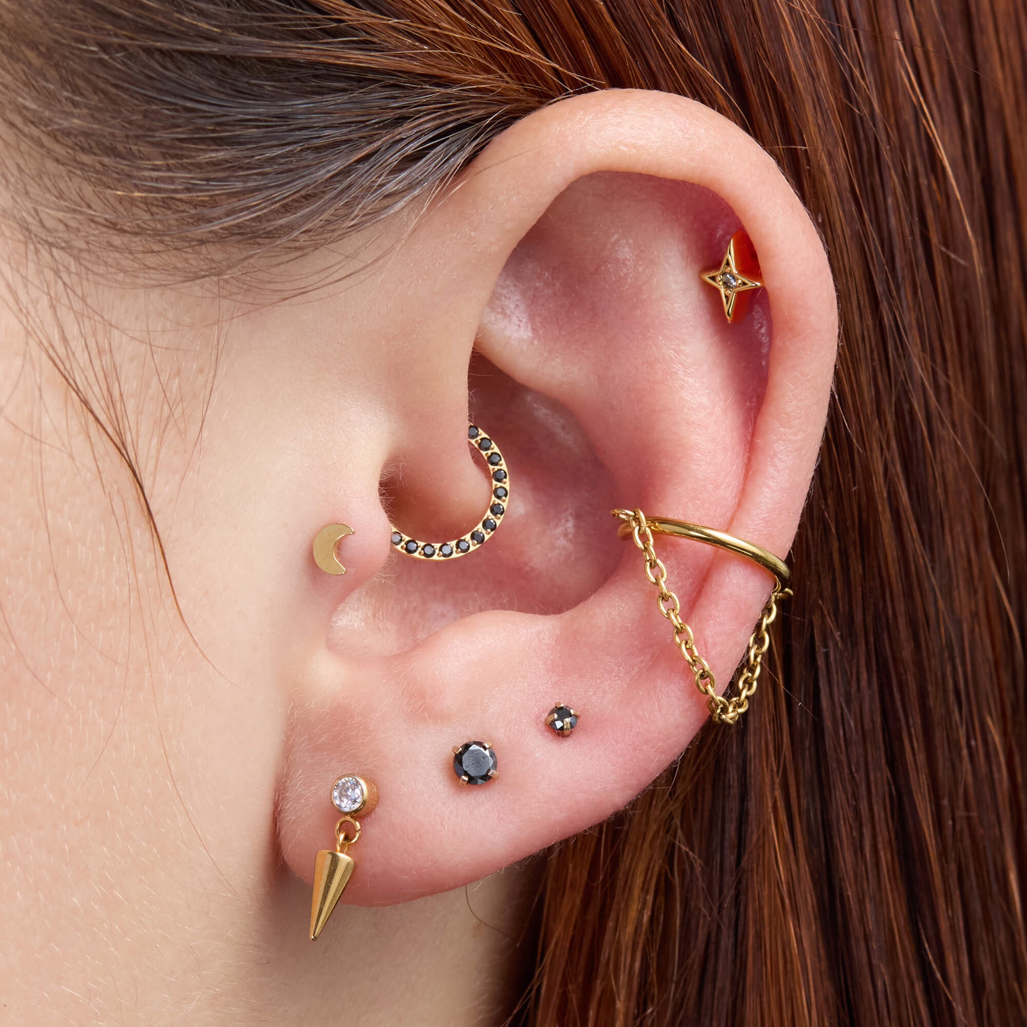 Spike Dangle Piercing